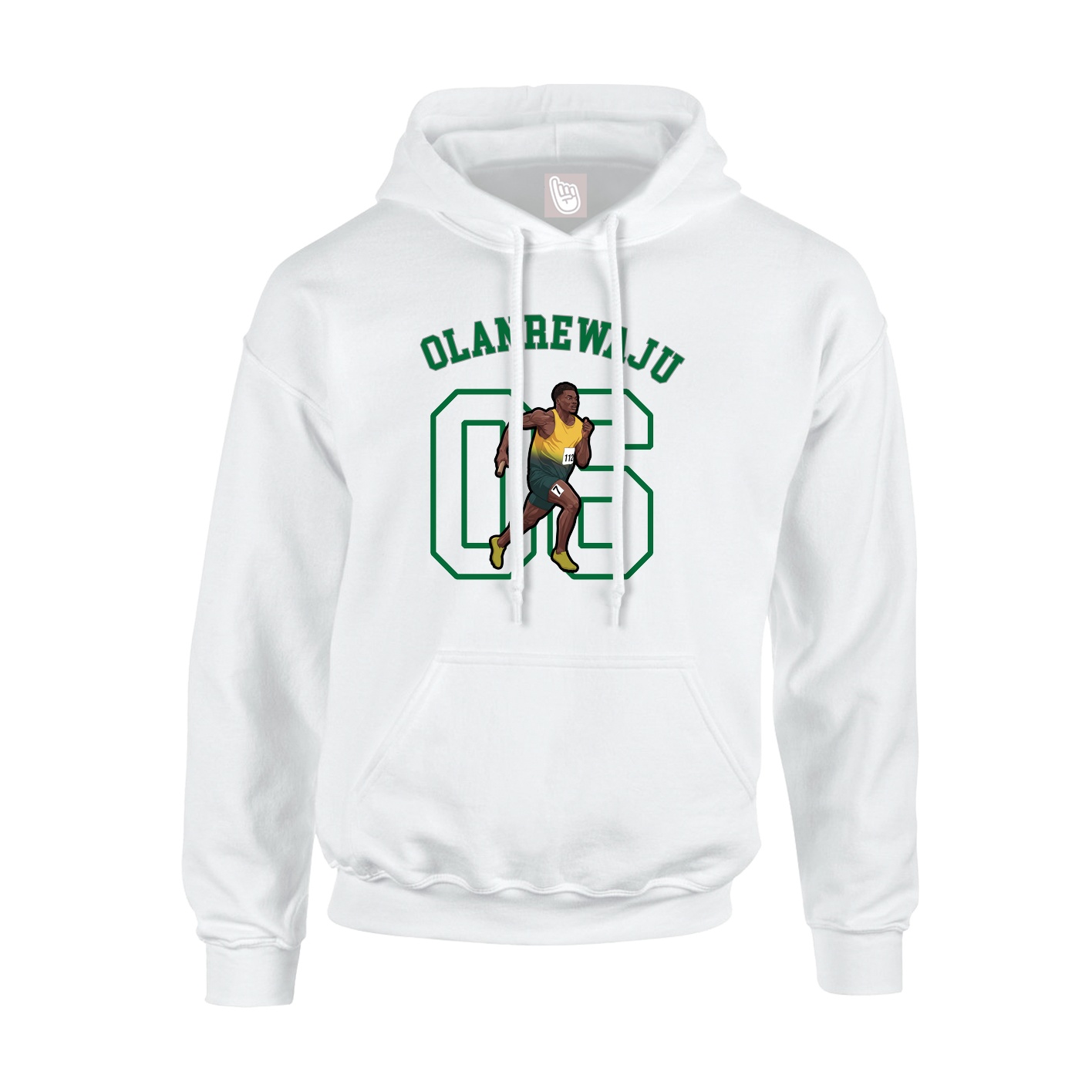 Hoodie — Shirsey Arch in White