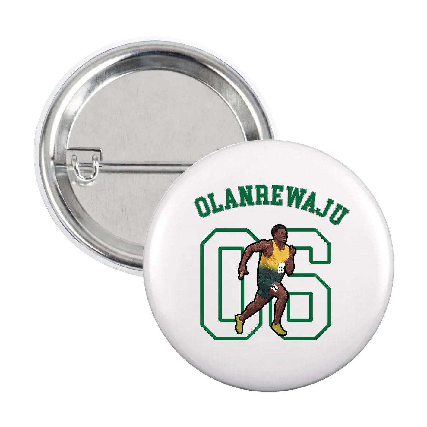 Game Day Button — Shirsey Arch in White