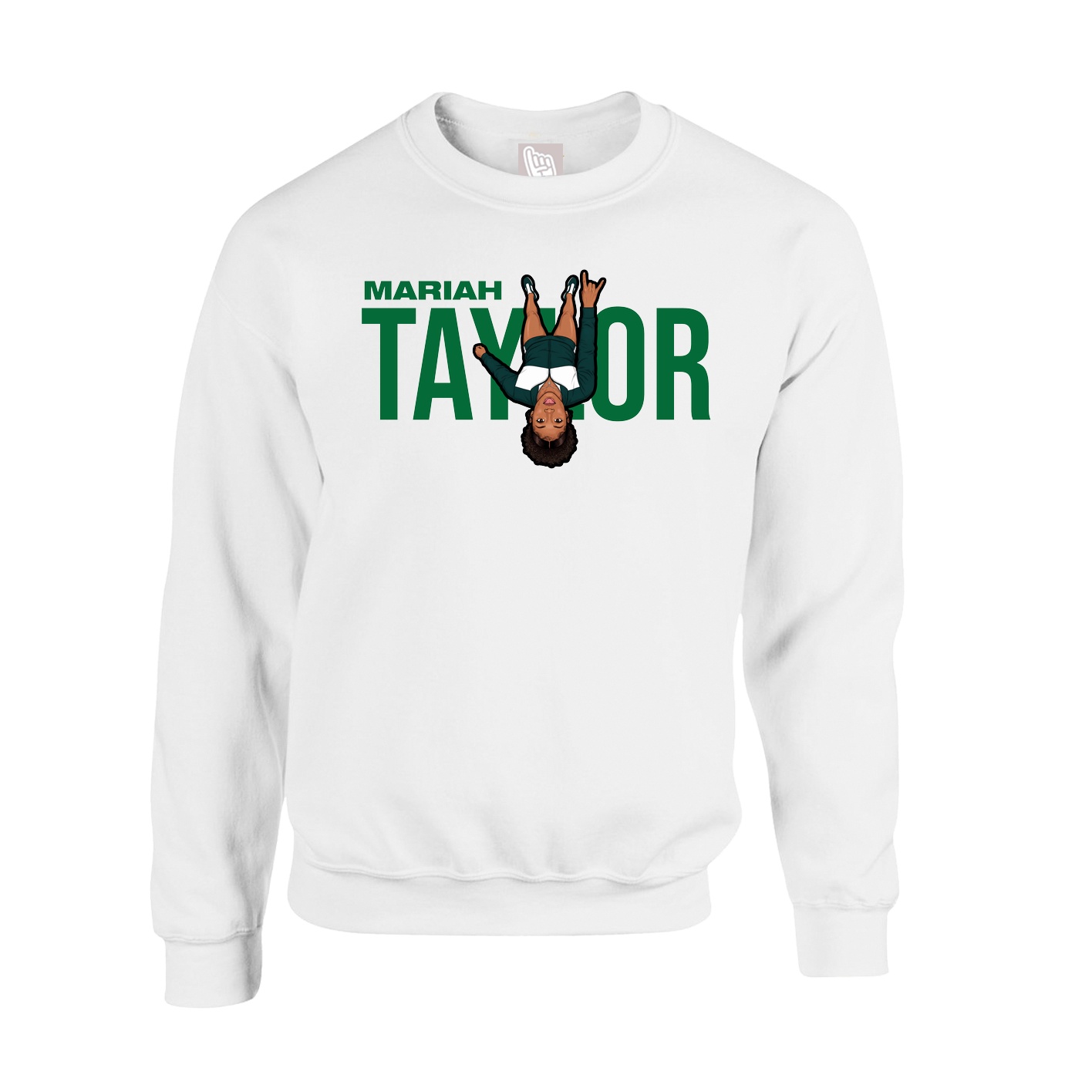 Fleece Crew — Player Name in White