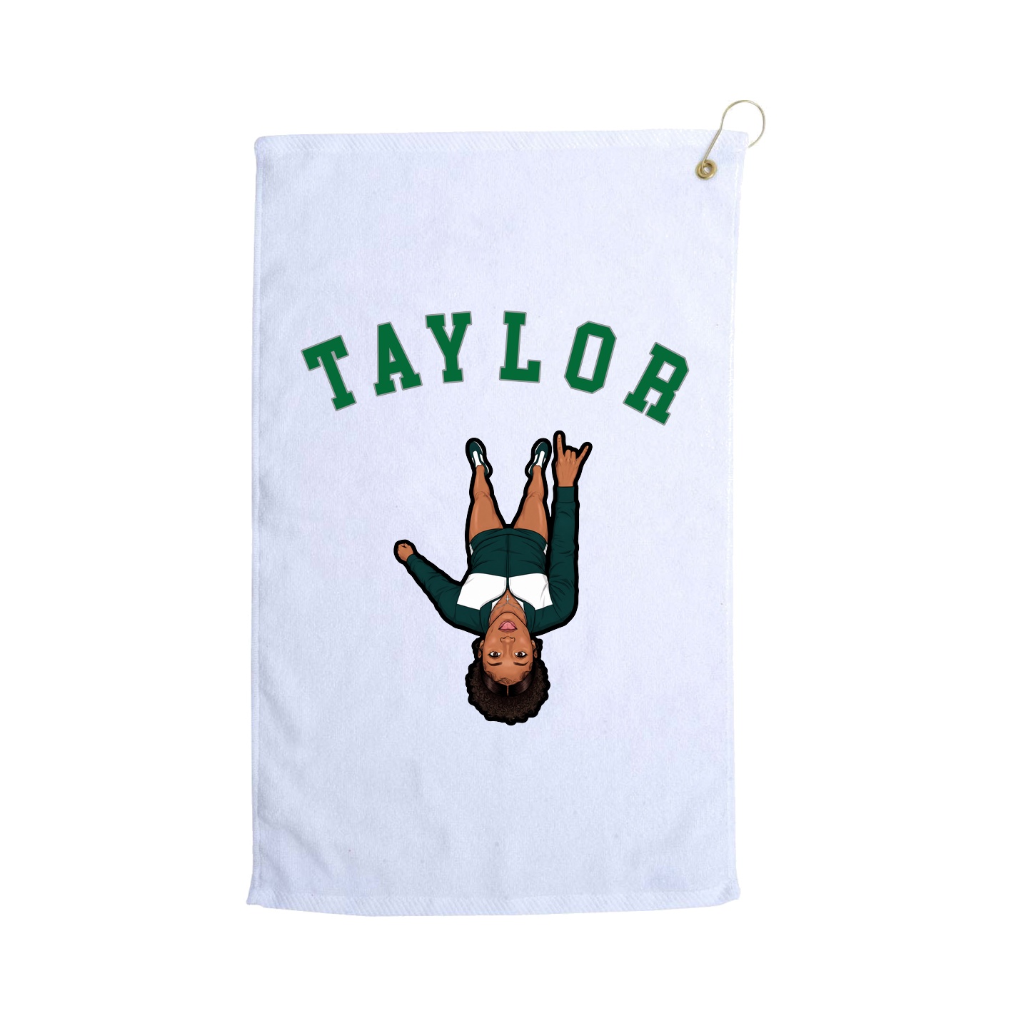 Golf Towel — Shirsey Arch in White