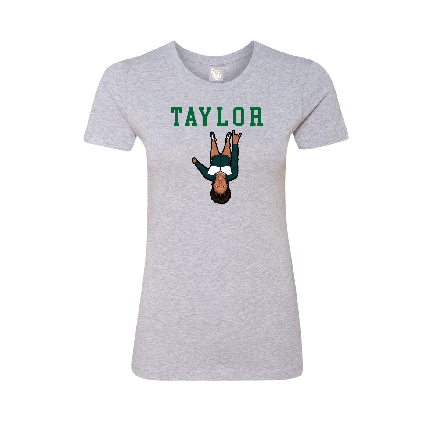 Fitted Women's Tee — Shirsey in Grey