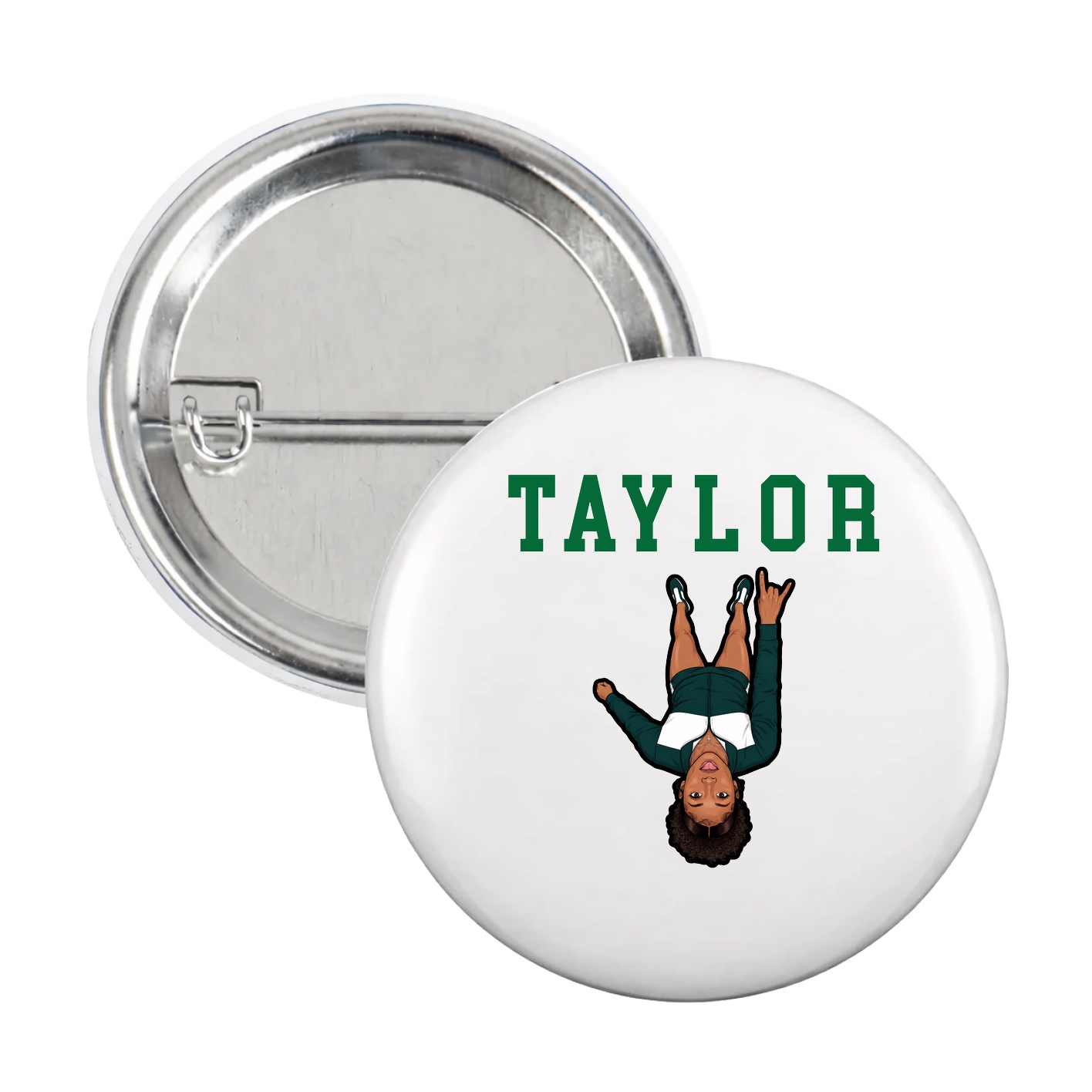 Game Day Button — Shirsey in White