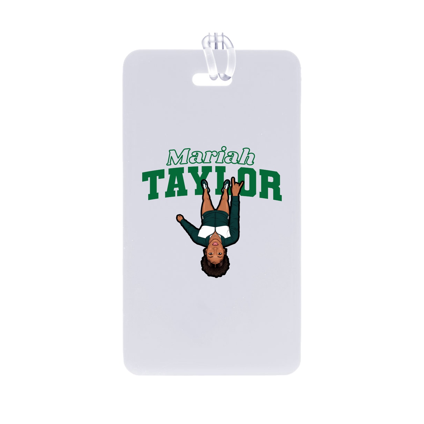 Bag Tag — Name Arch in Classic