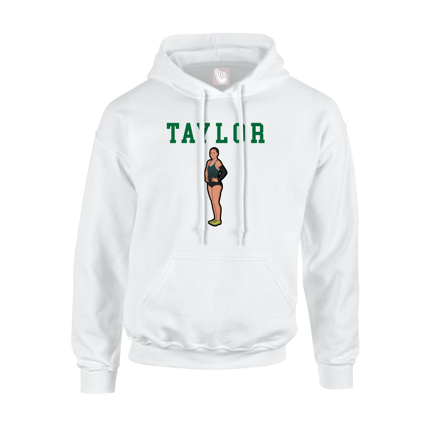 Hoodie — Shirsey in White