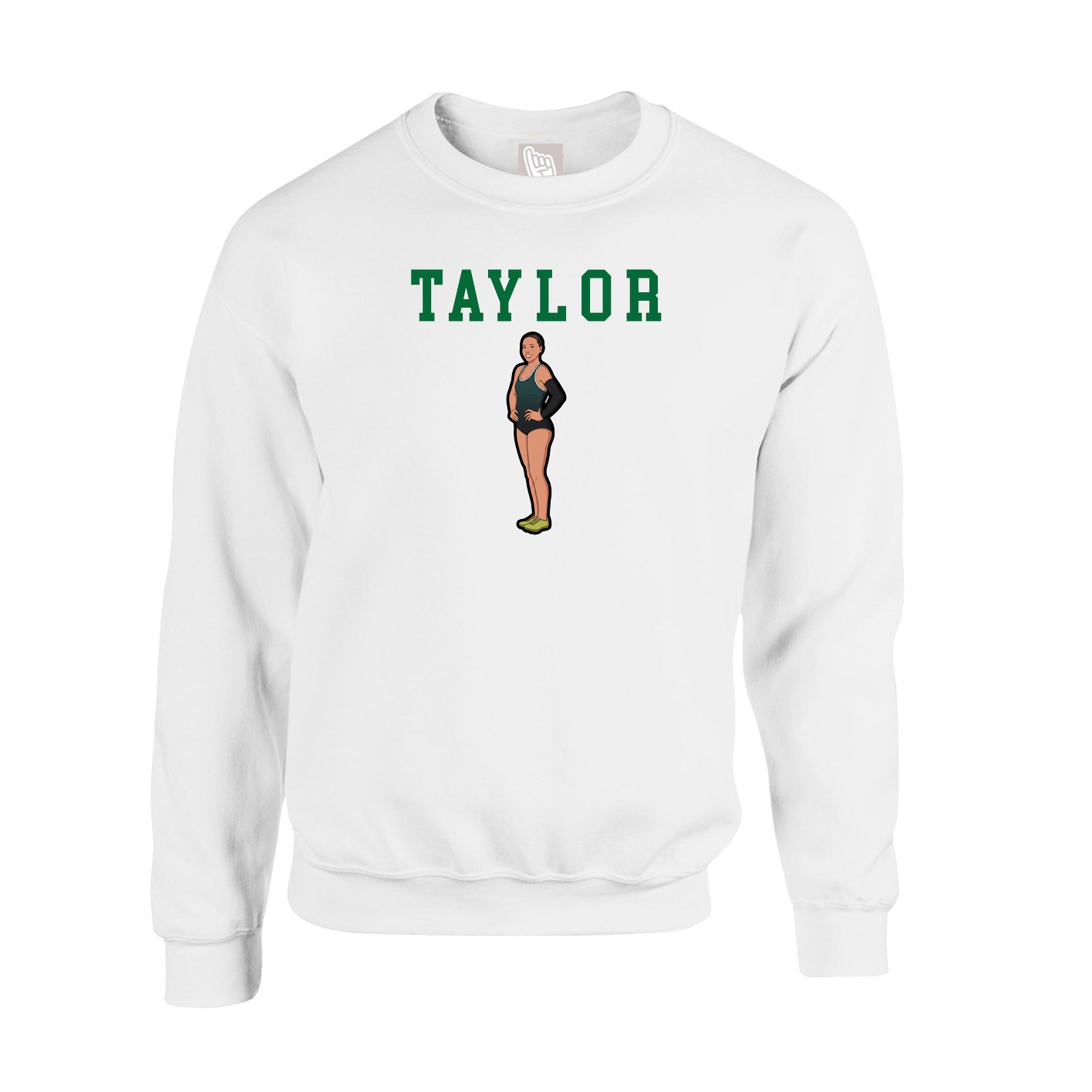 Fleece Crew — Shirsey in White