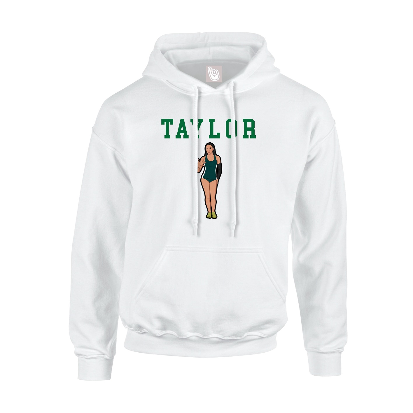 Youth Hoodie — Shirsey in White