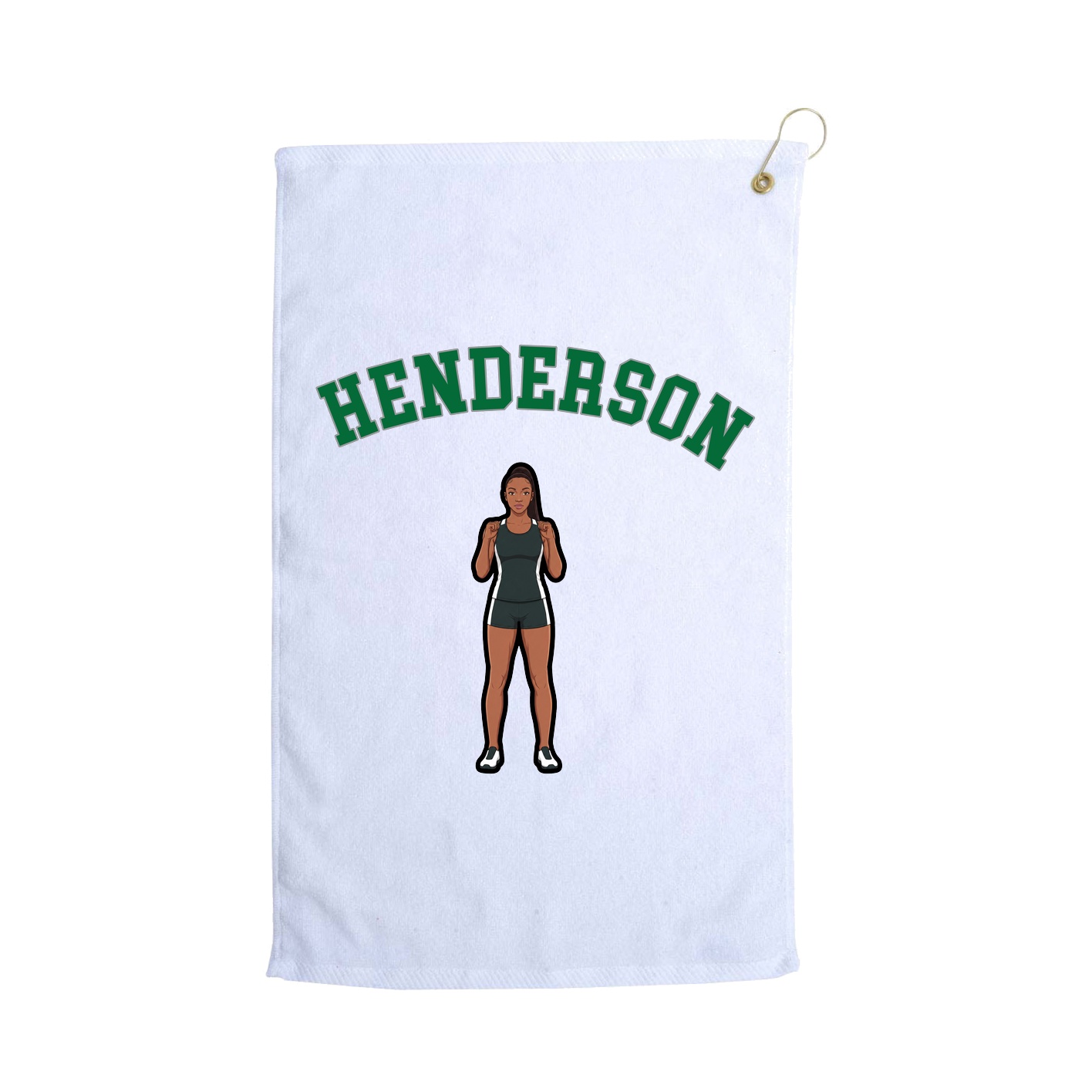 Golf Towel — Shirsey Arch in White