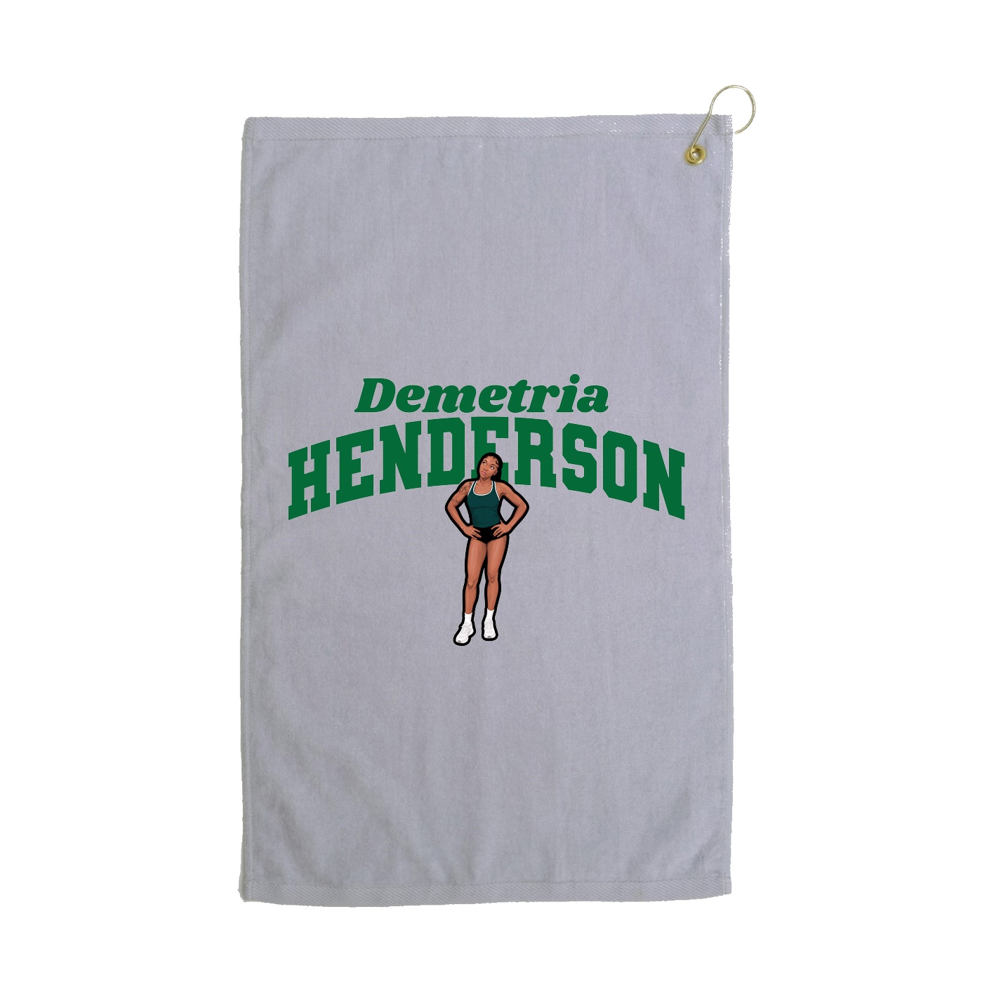 Golf Towel — Signature Arch in Grey