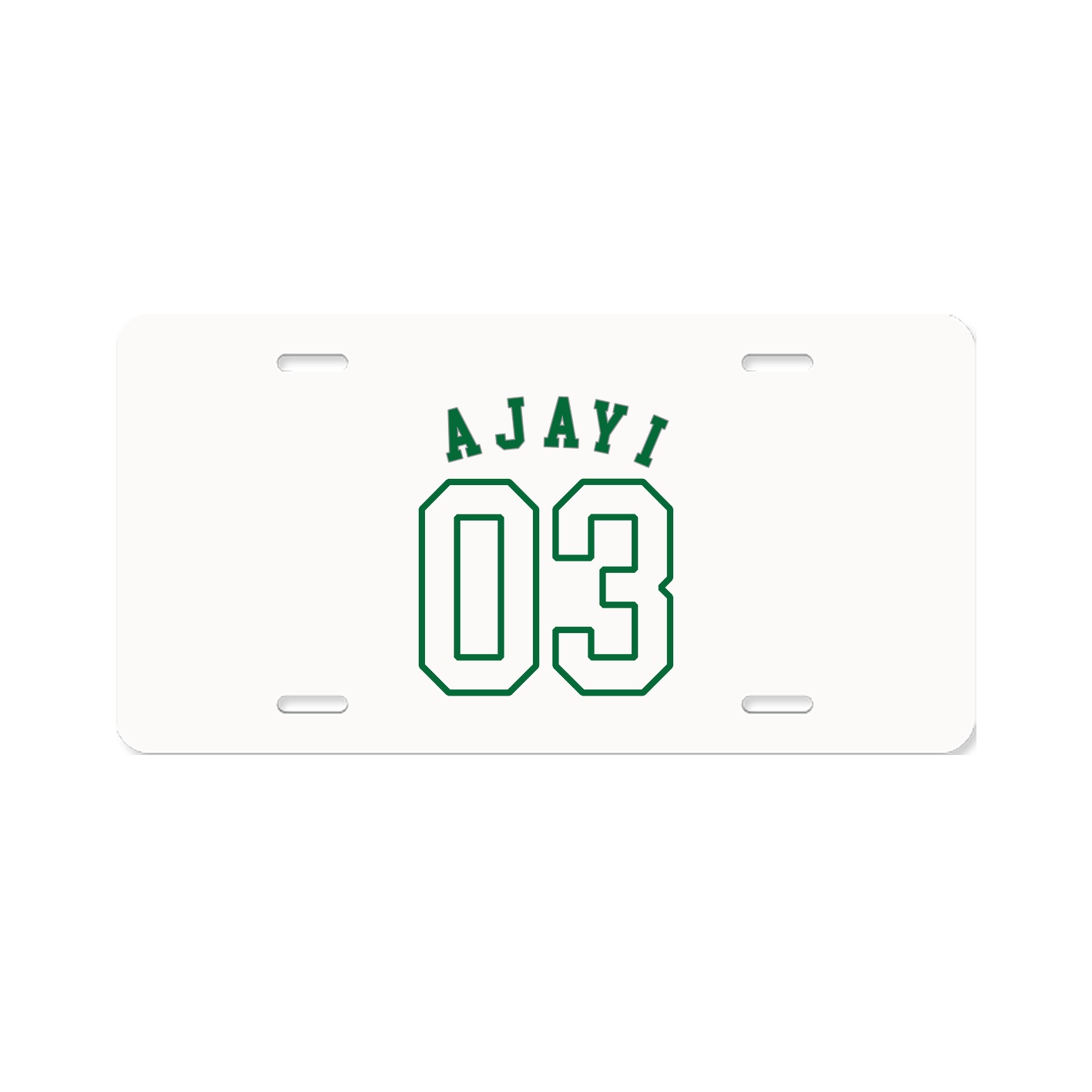 License Plate — Shirsey Arch in Classic