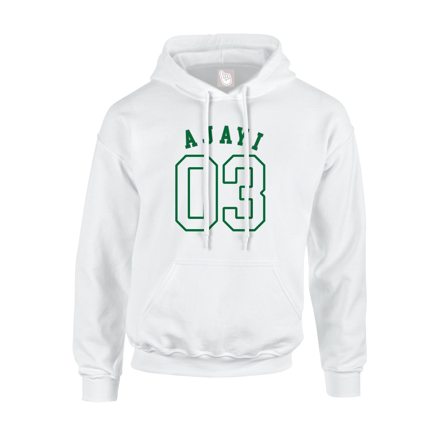 Hoodie — Shirsey Arch in White