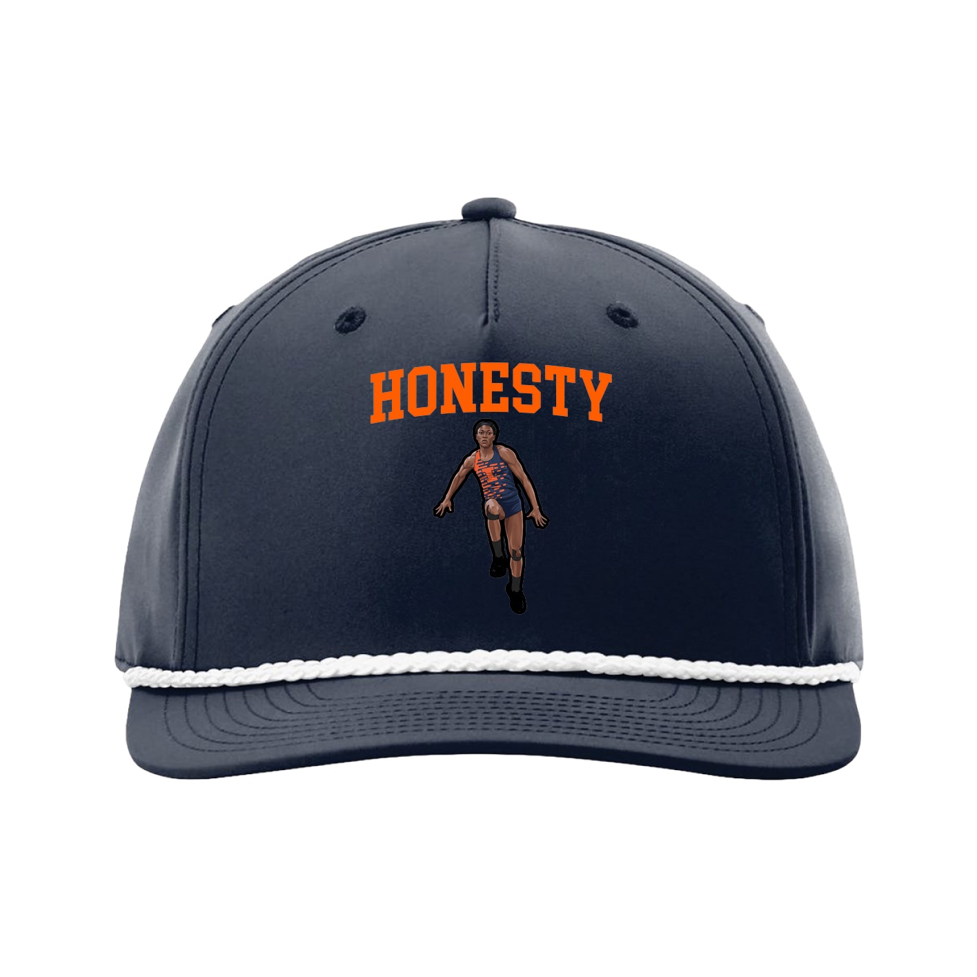 Five-Panel Classic Rope Cap — Shirsey in Navy