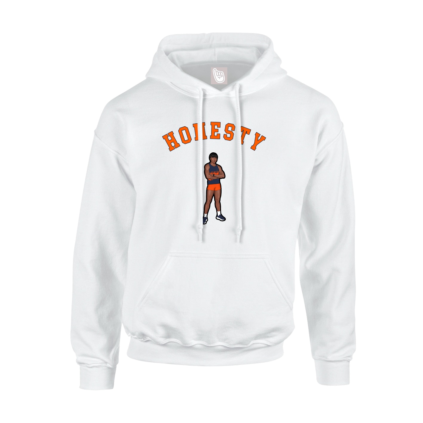 Youth Hoodie — Shirsey Arch in White