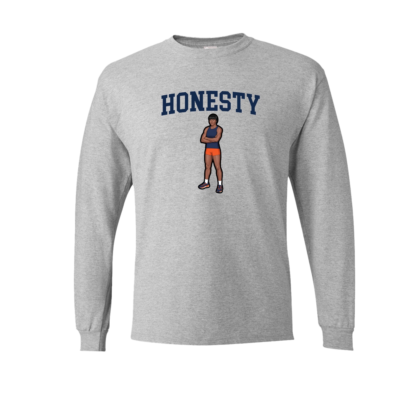 Long Sleeve Tee — Shirsey in Grey