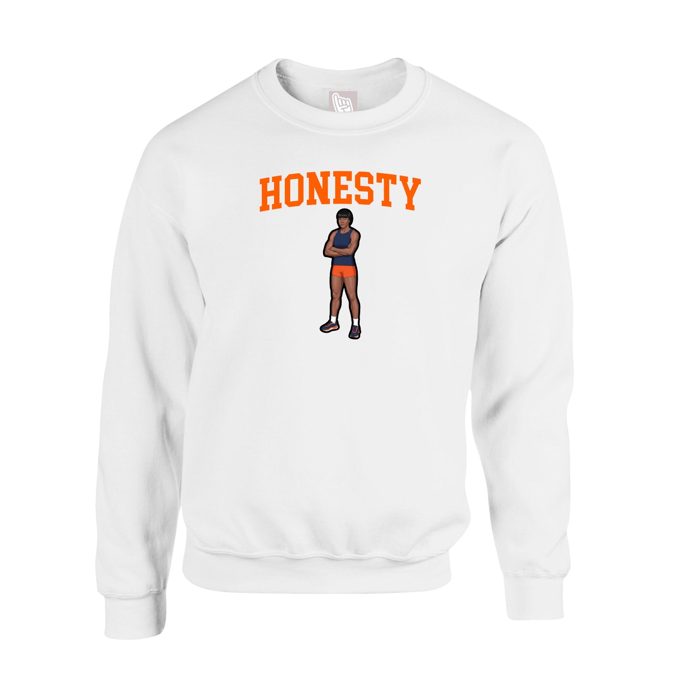 Fleece Crew — Shirsey in White