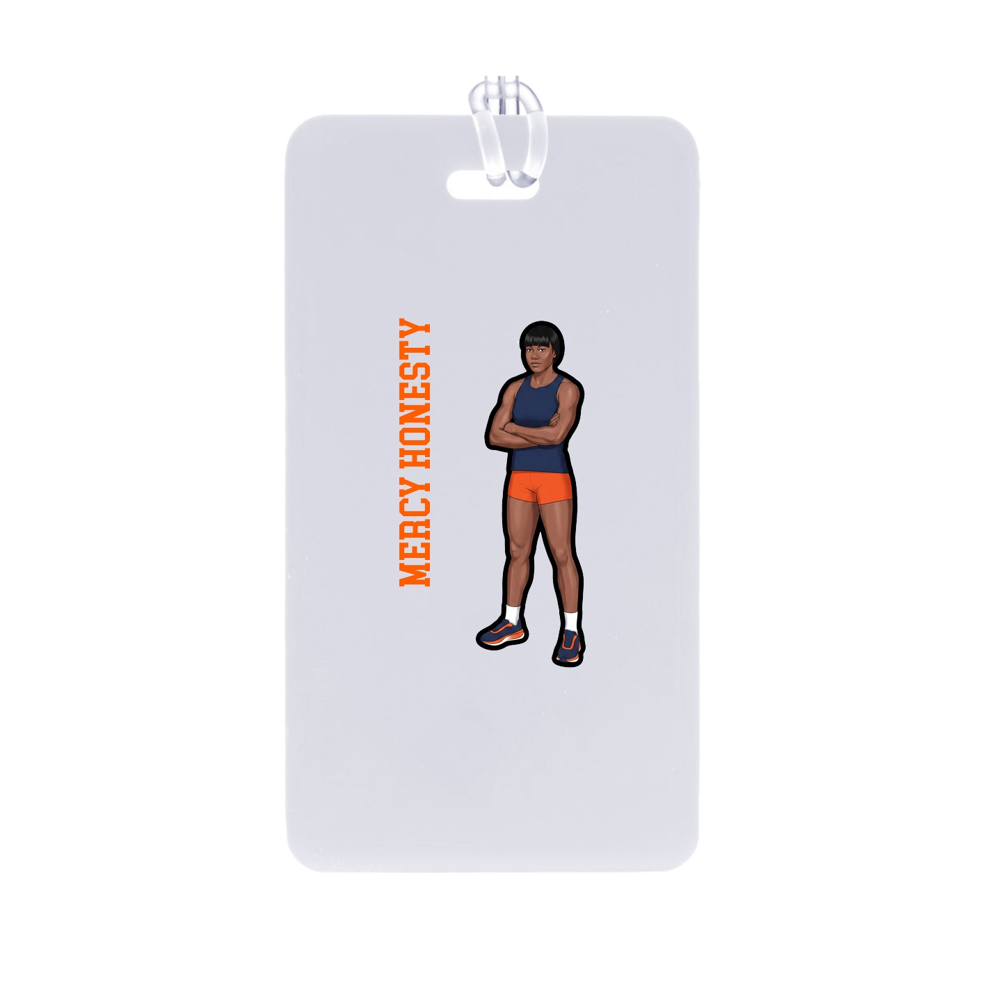 Bag Tag — Name Vertical in Classic