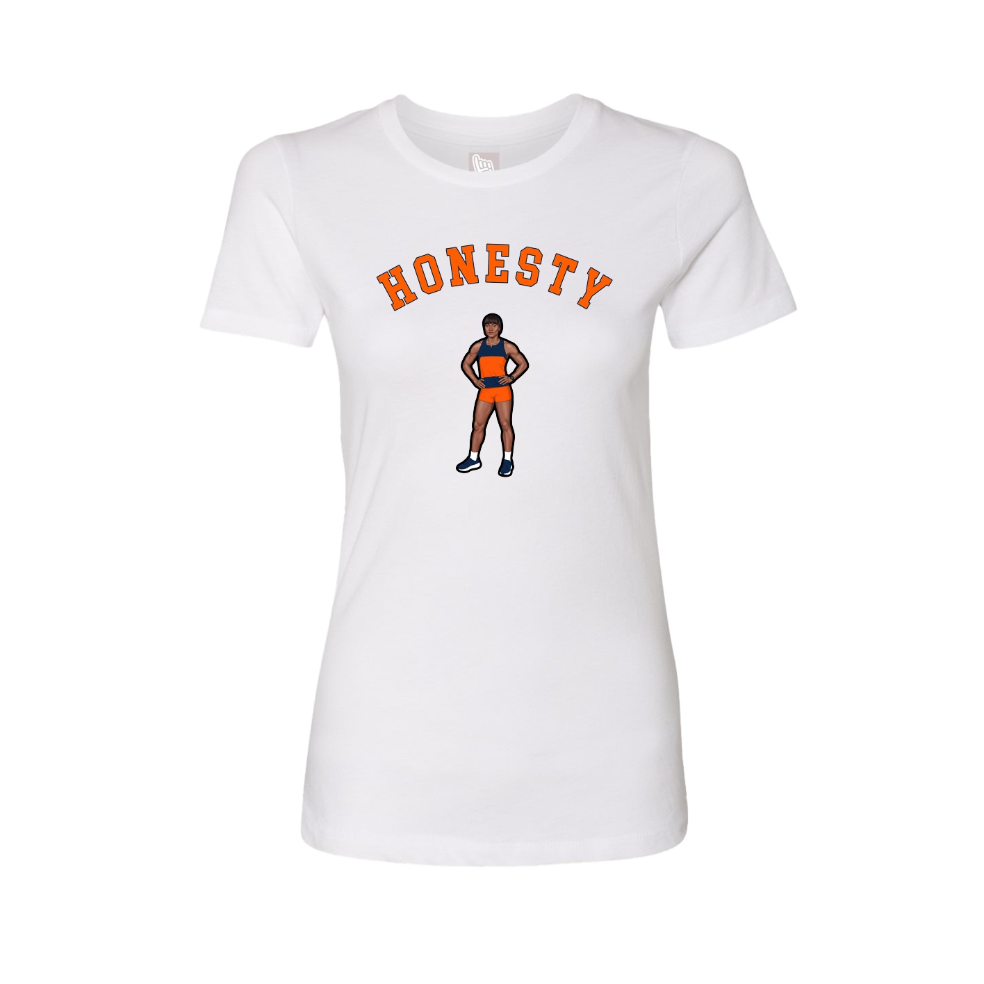 Womens Tee — Shirsey Arch in White