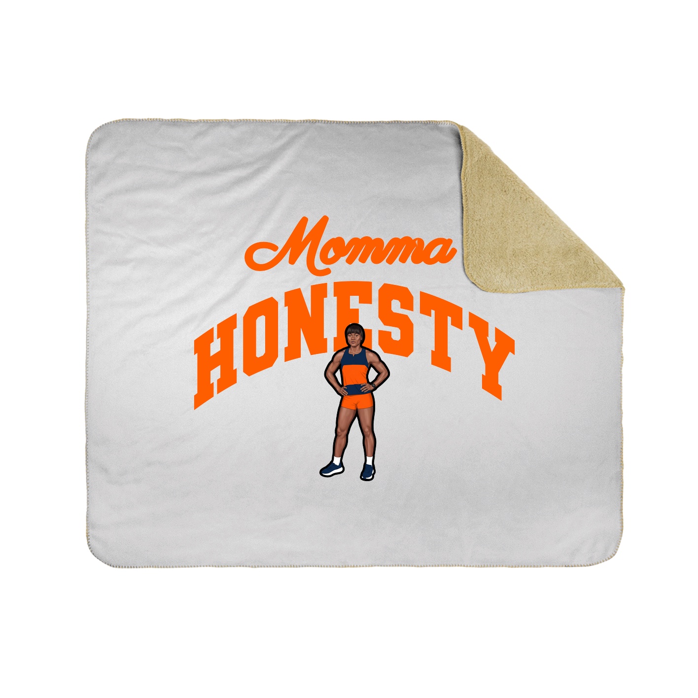 Throw Blanket — Mothers Day Arch in White
