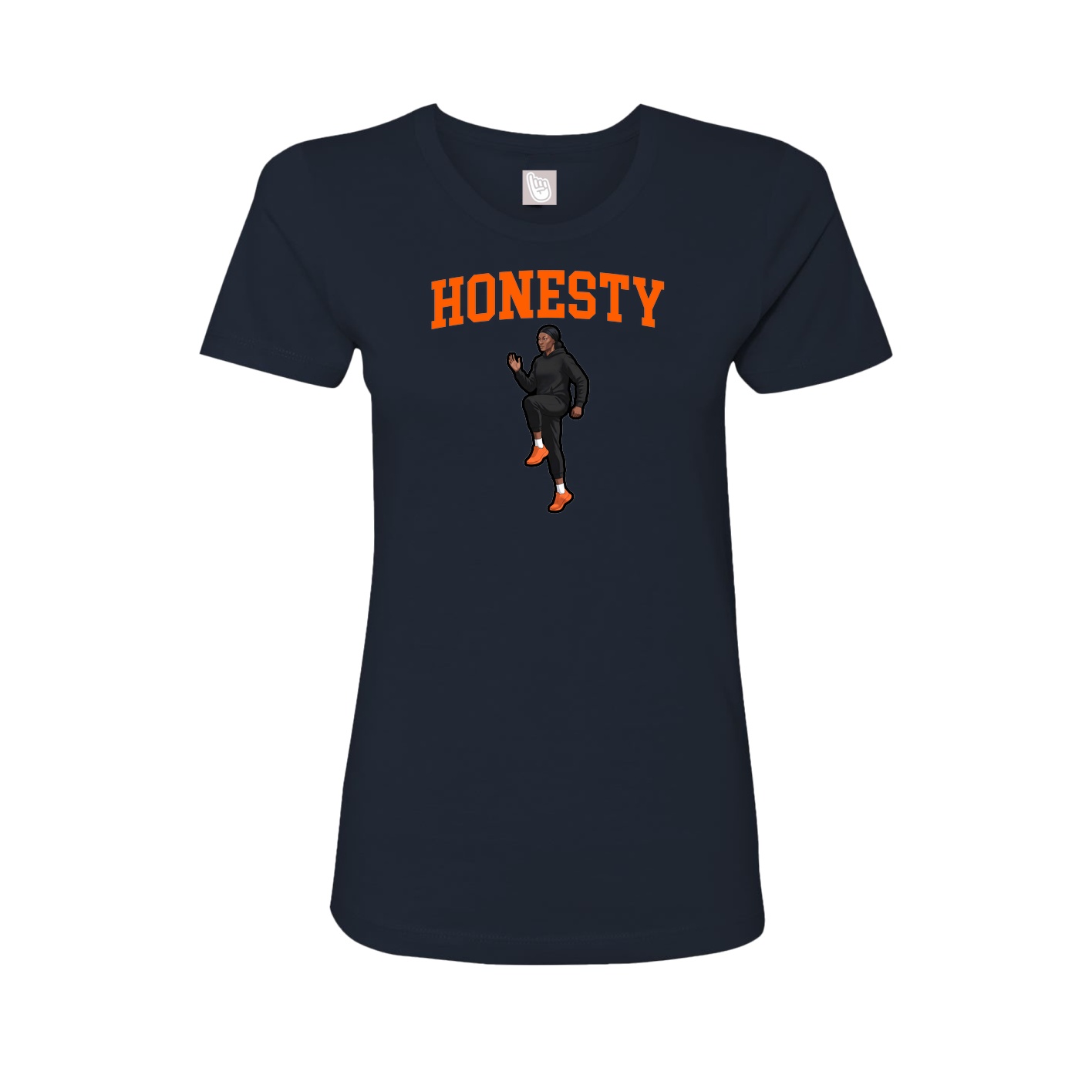 Fitted Women's Tee — Shirsey in Navy