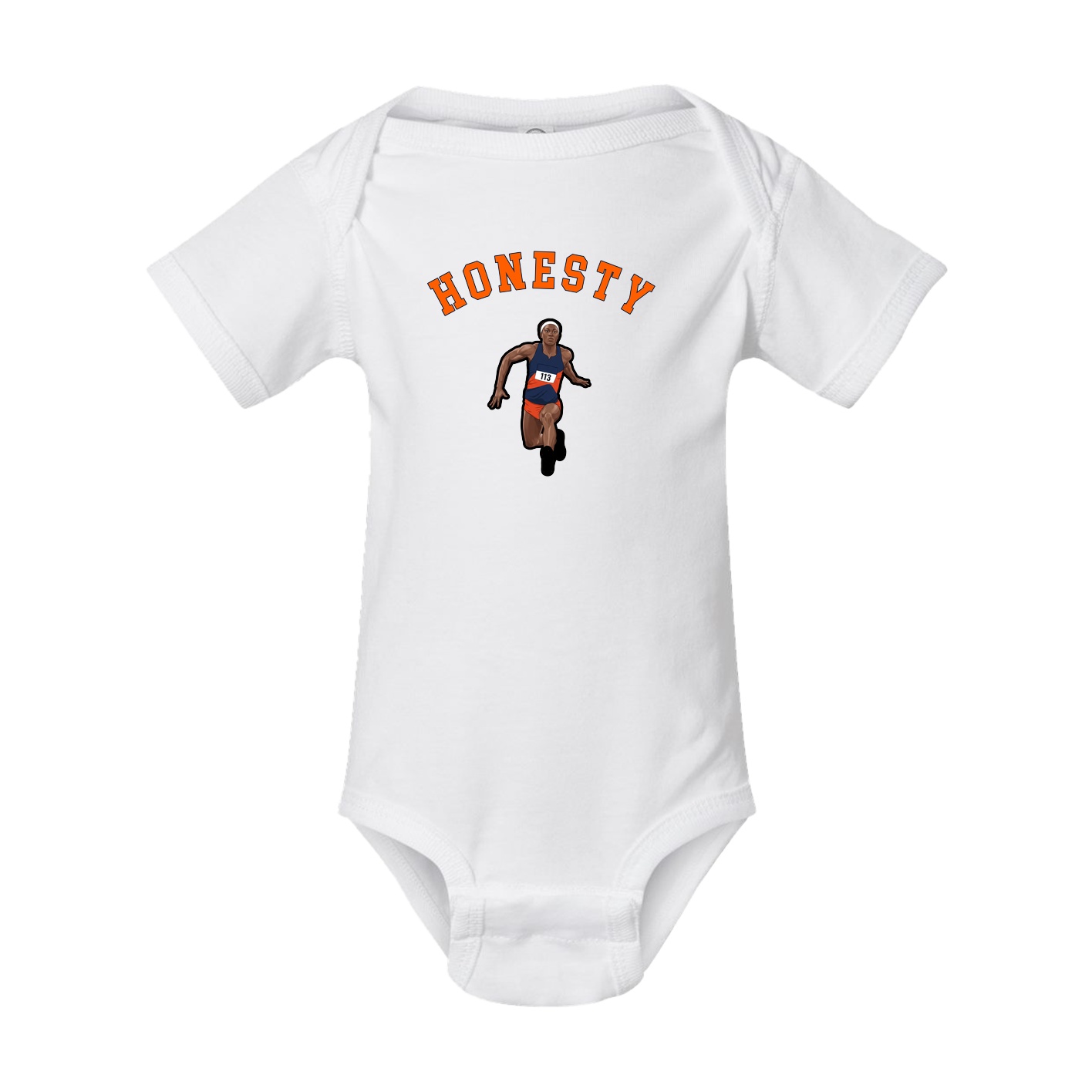 Baby Onesie — Shirsey Arch in White