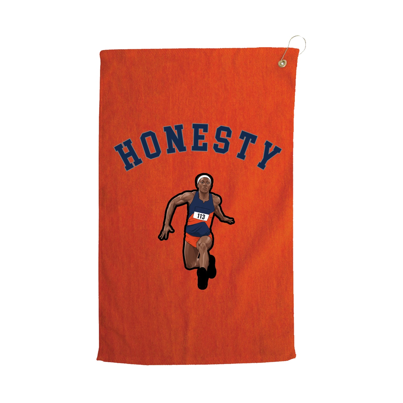 Golf Towel — Shirsey Arch in Orange