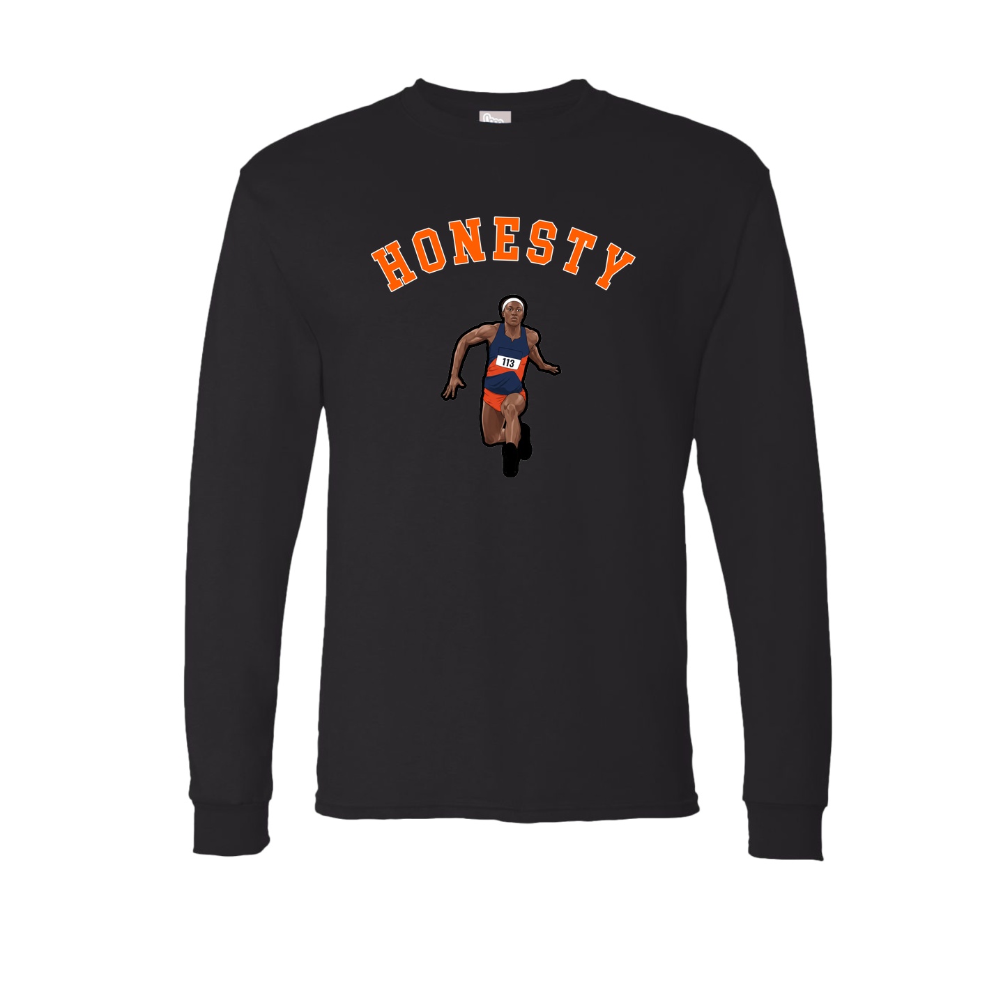 Long Sleeve Tee — Shirsey Arch in Black