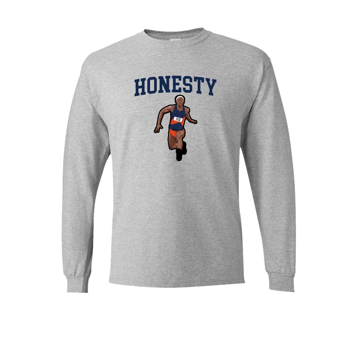 Long Sleeve Tee — Shirsey in Grey