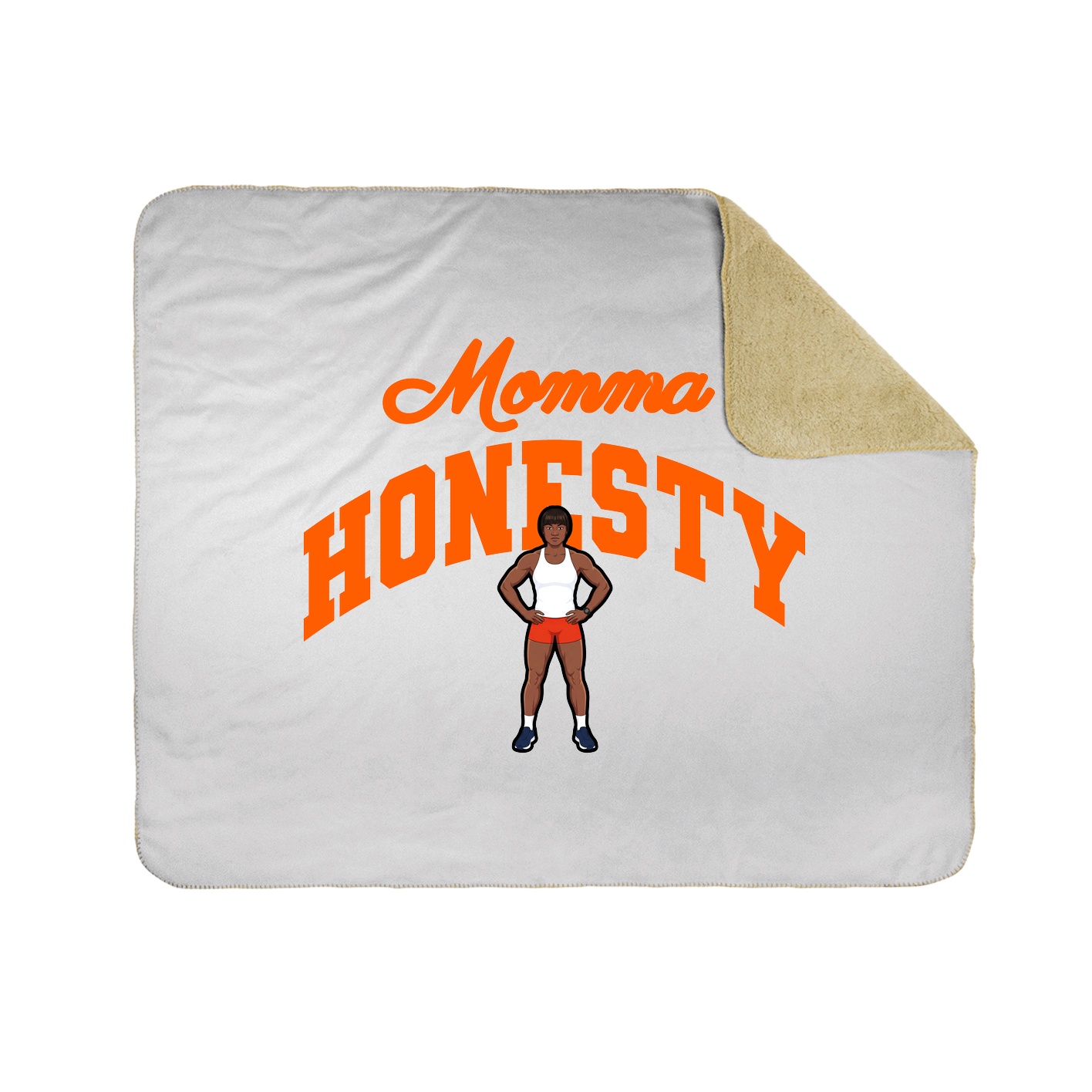 Throw Blanket — Mothers Day Arch in White