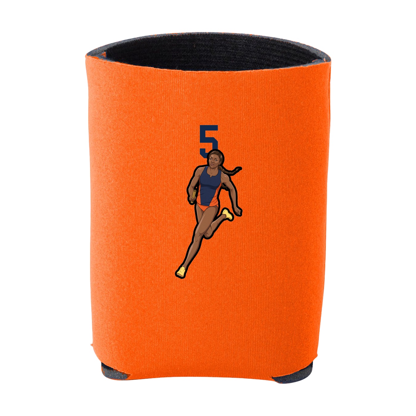 Can Holder — Number Top in Orange