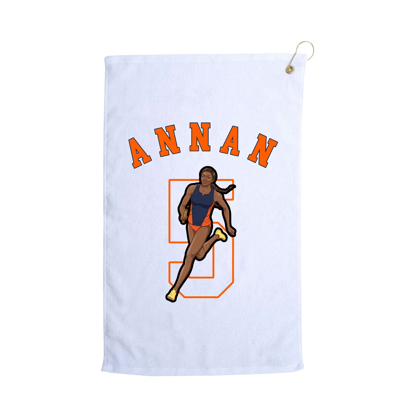 Golf Towel — Shirsey Arch in White