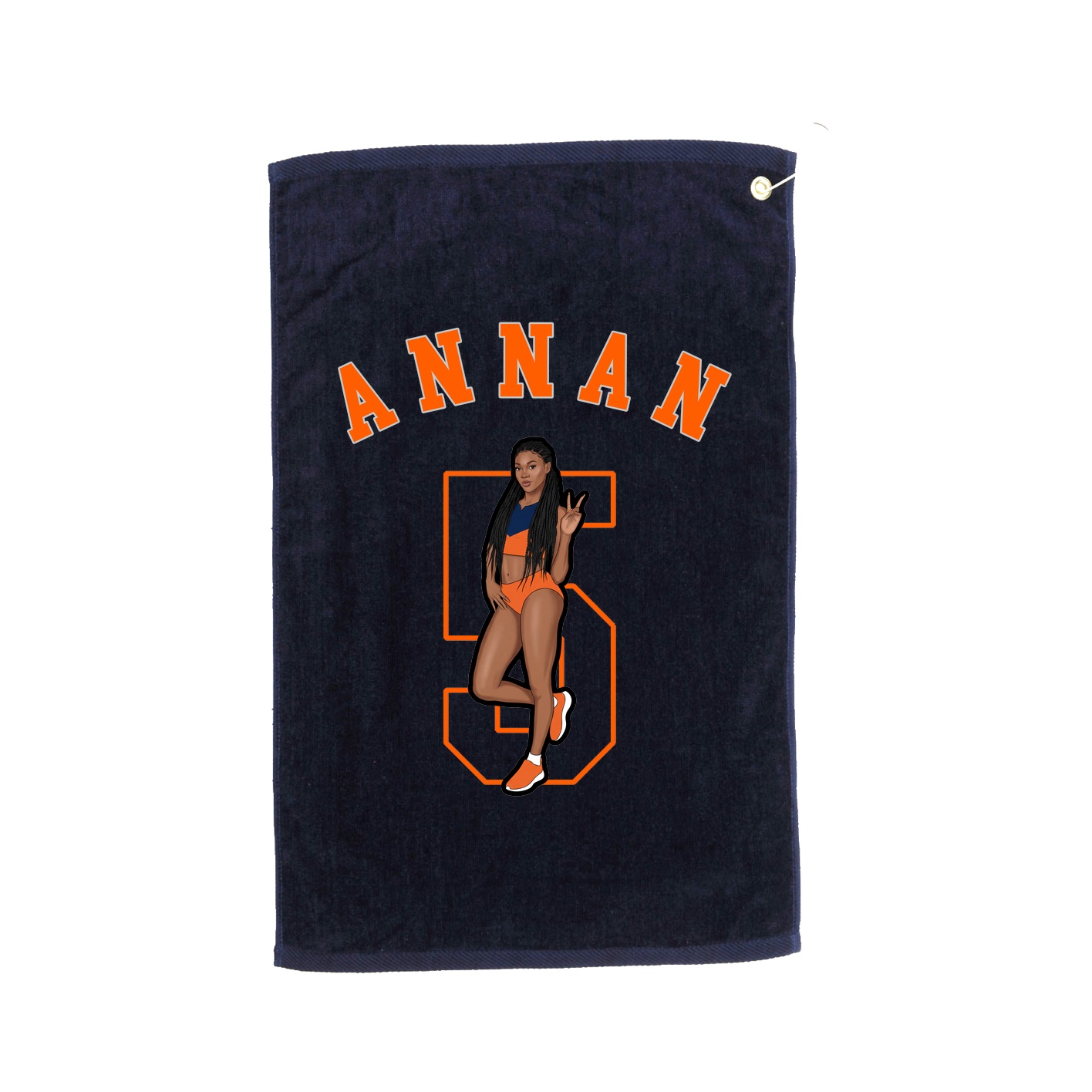 Golf Towel — Shirsey Arch in Navy