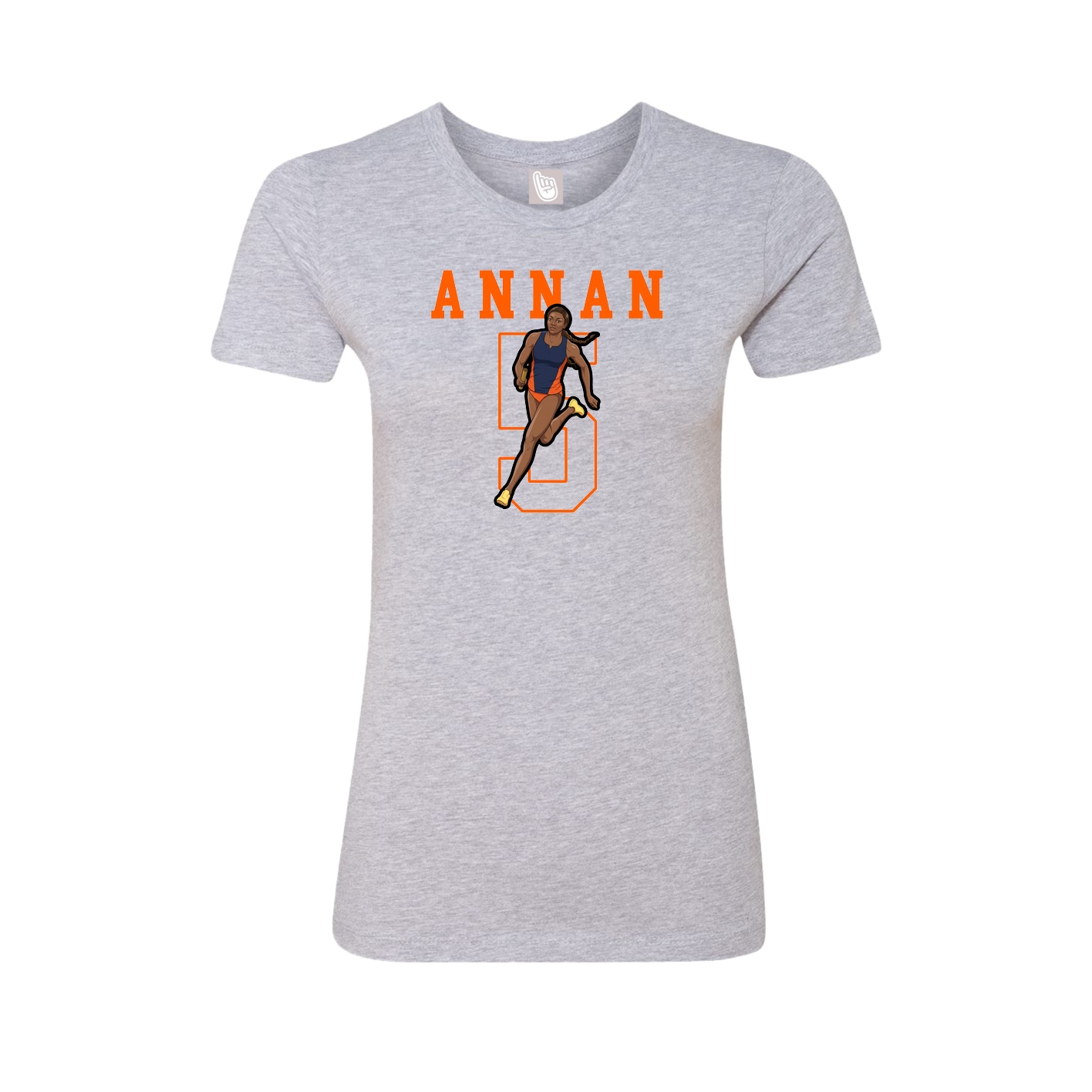 Fitted Women's Tee — Shirsey in Grey