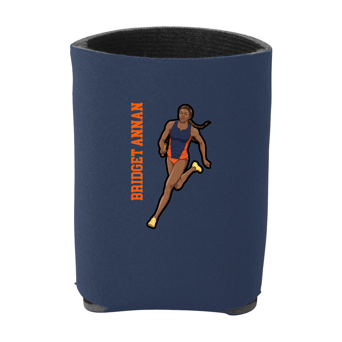Can Holder — Name Vertical in Navy