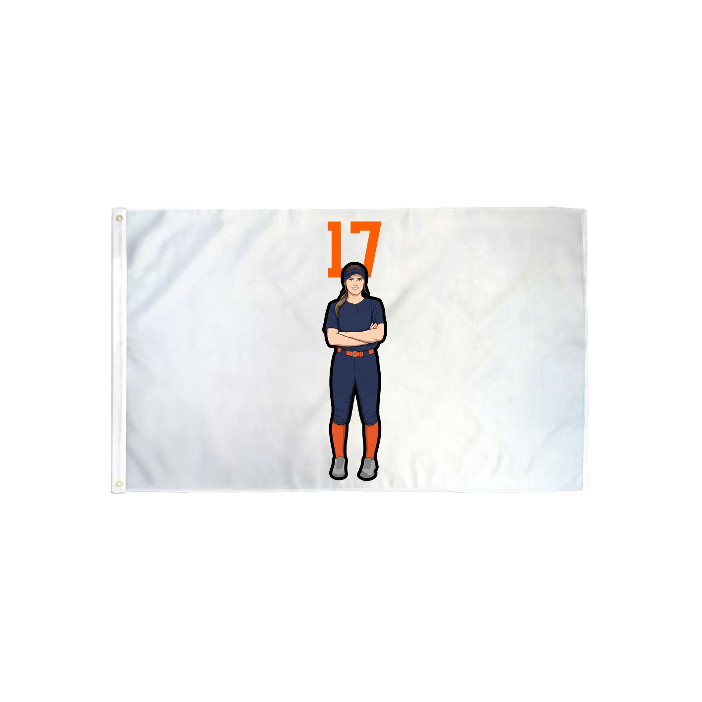 3x5 Flag — Number Top in Classic