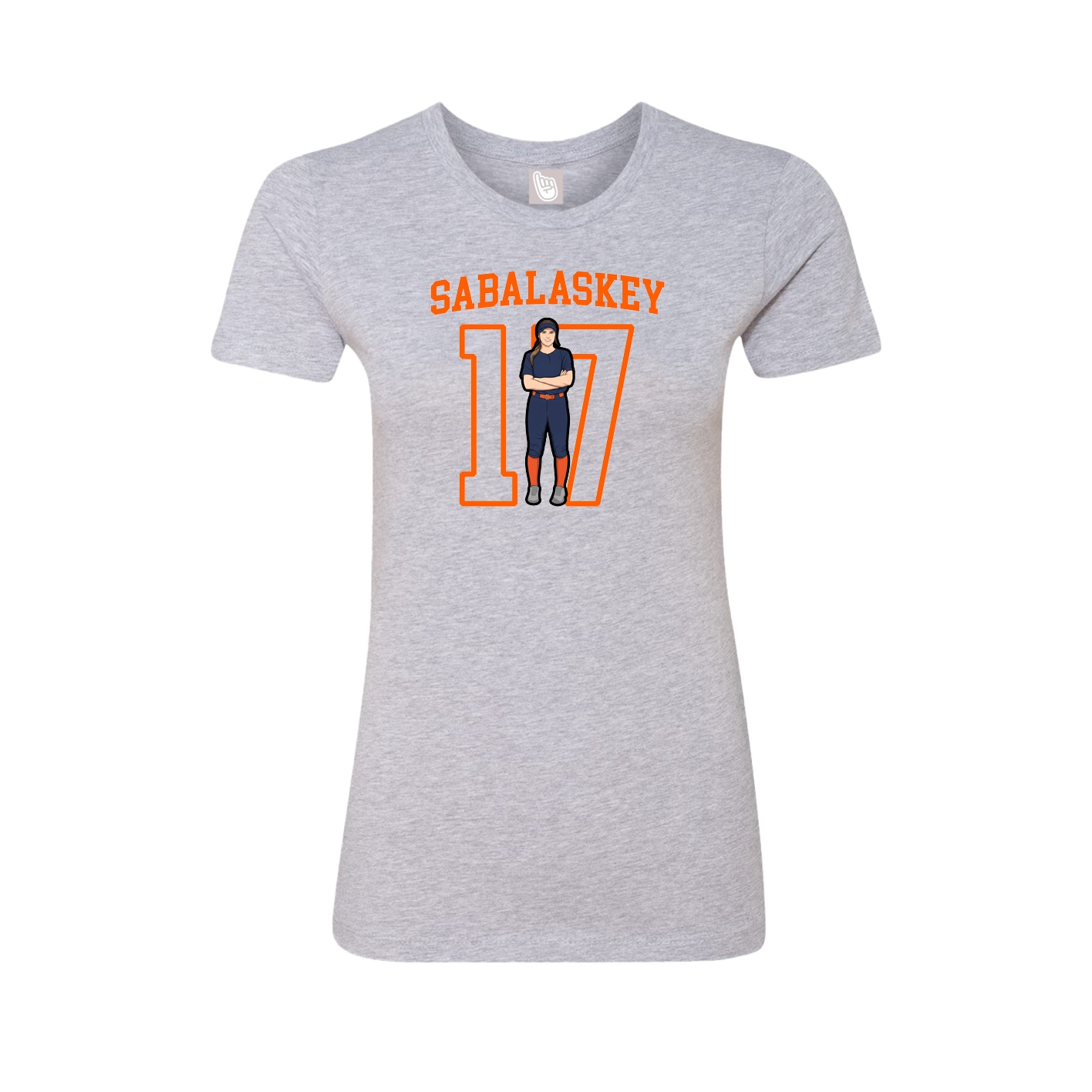 Fitted Women's Tee — Shirsey in Grey