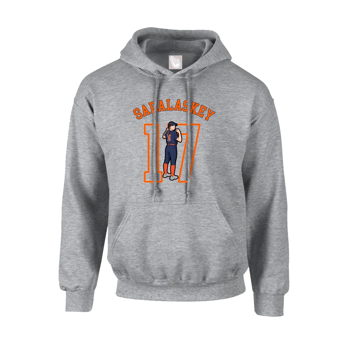 Hoodie — Shirsey Arch in Grey