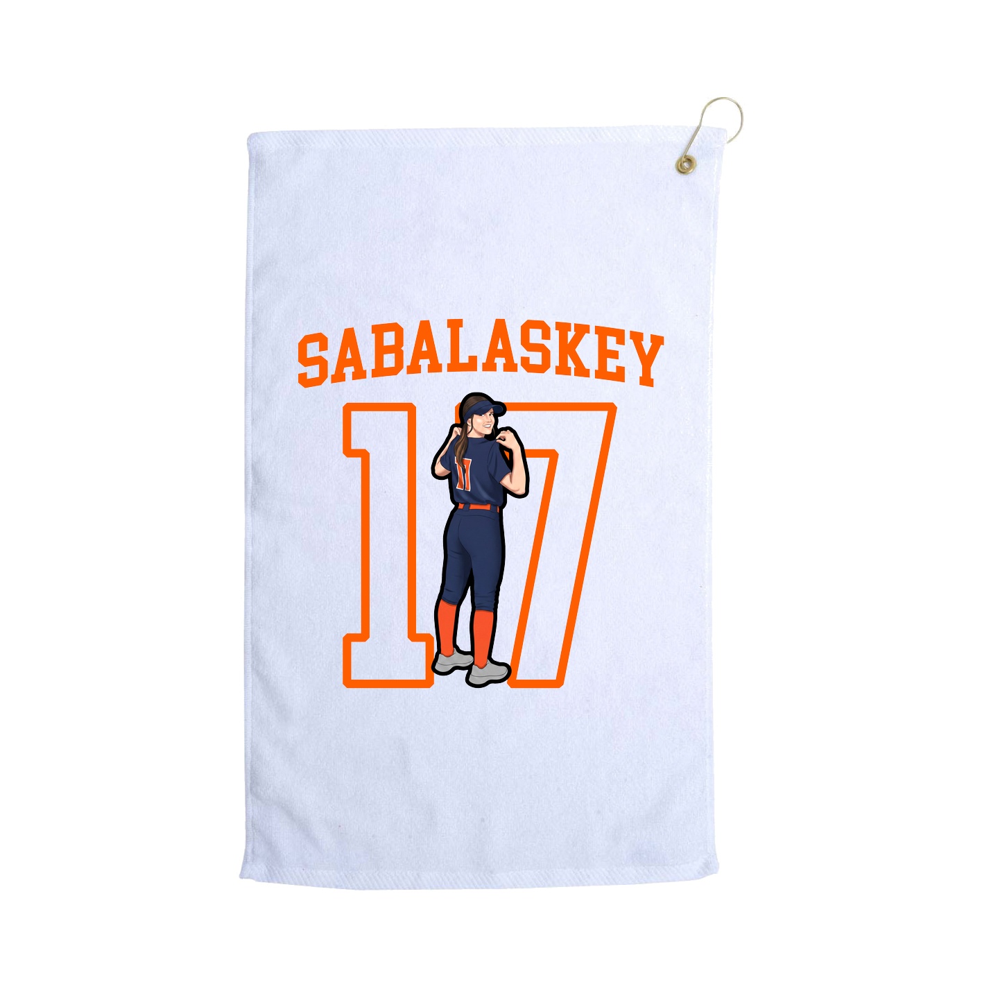 Golf Towel — Shirsey in White