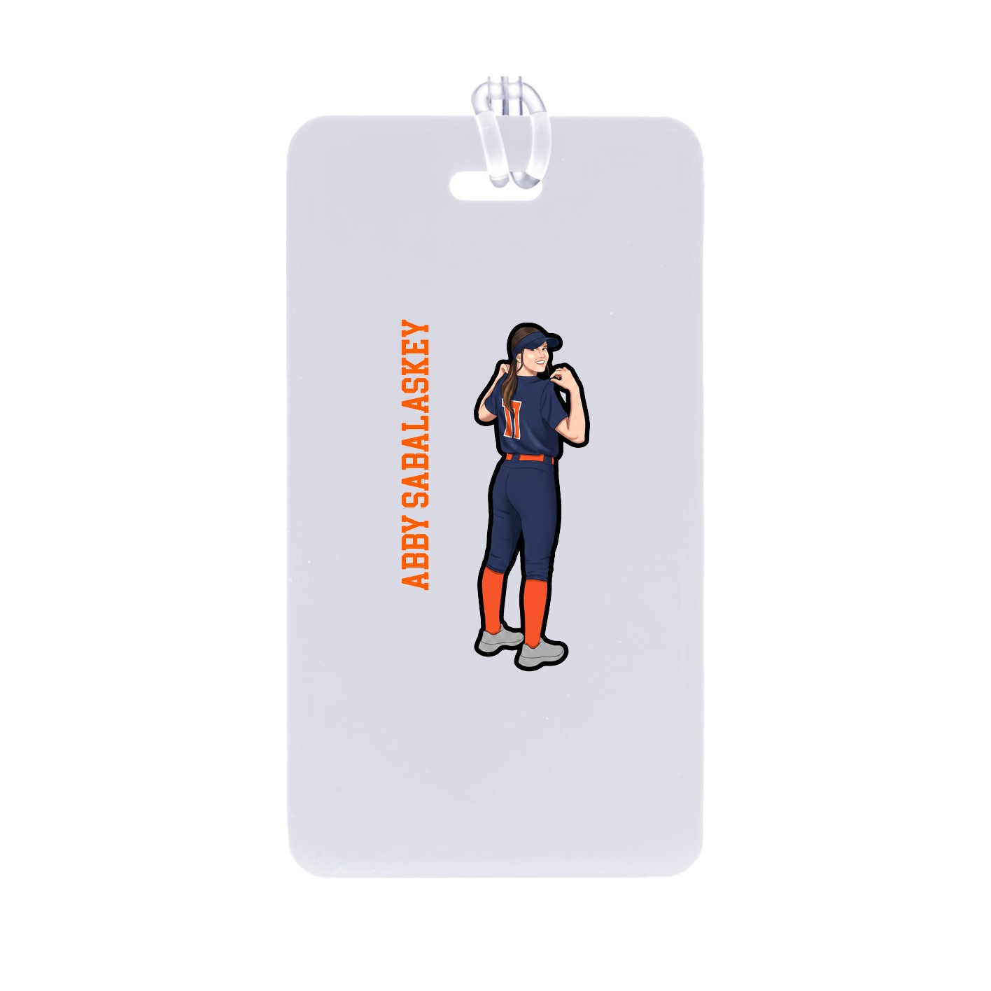 Bag Tag — Name Vertical in Classic
