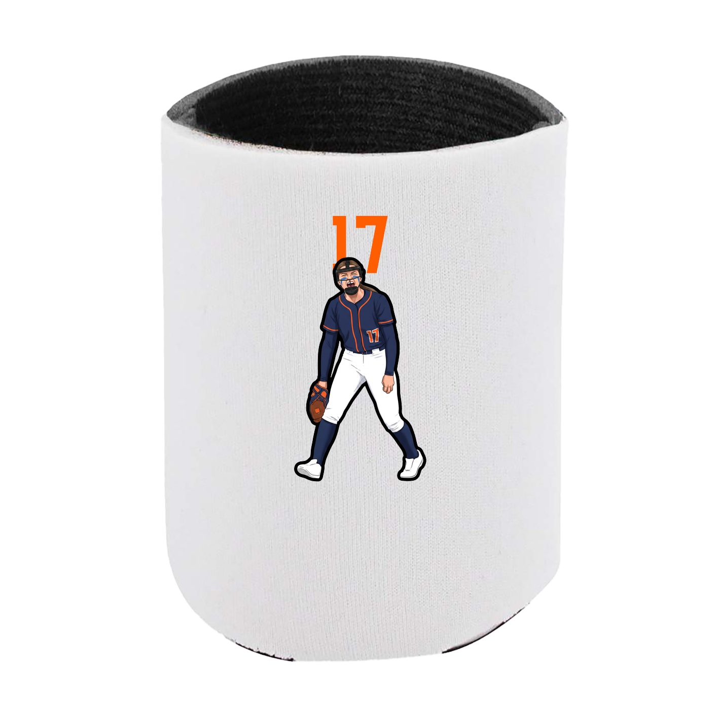 Can Holder — Number Top in White