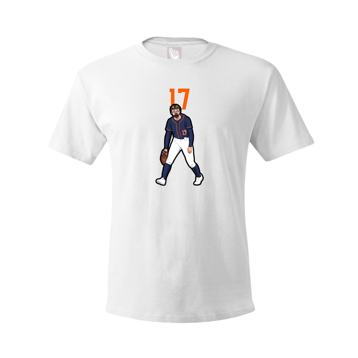 Tee — Number Top in White
