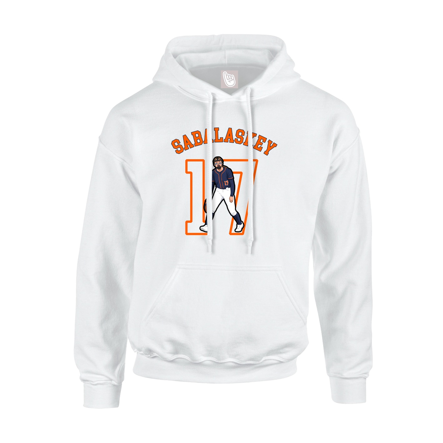 Hoodie — Shirsey Arch in White