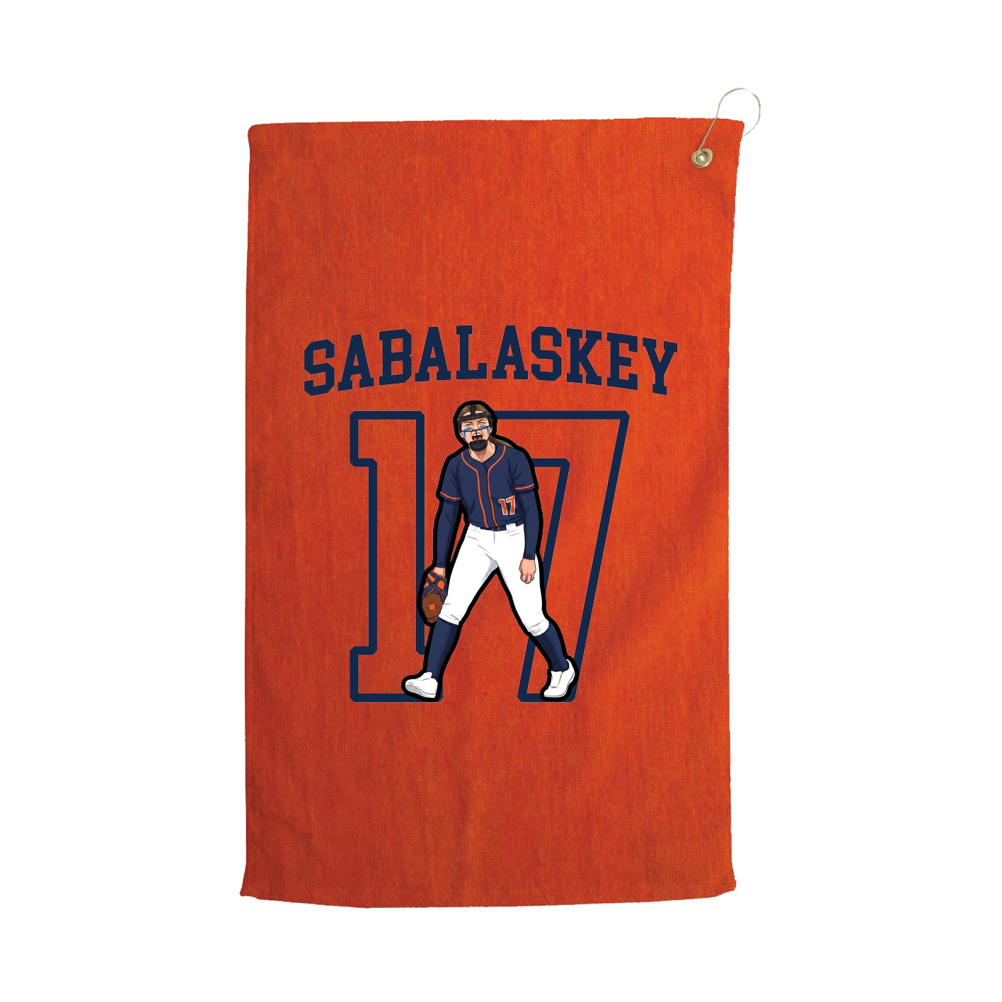 Golf Towel — Shirsey in Orange