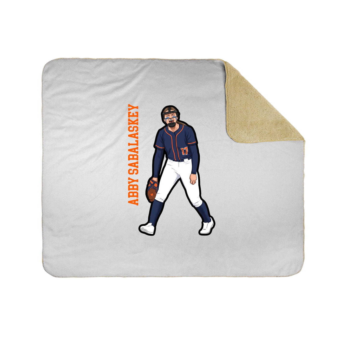 50x60 Sherpa Lined Throw Blanket