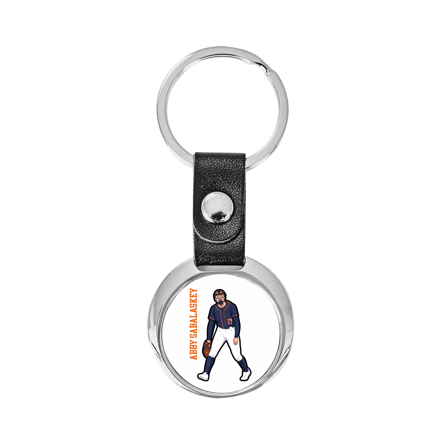 Key Chain — Name Vertical in Classic