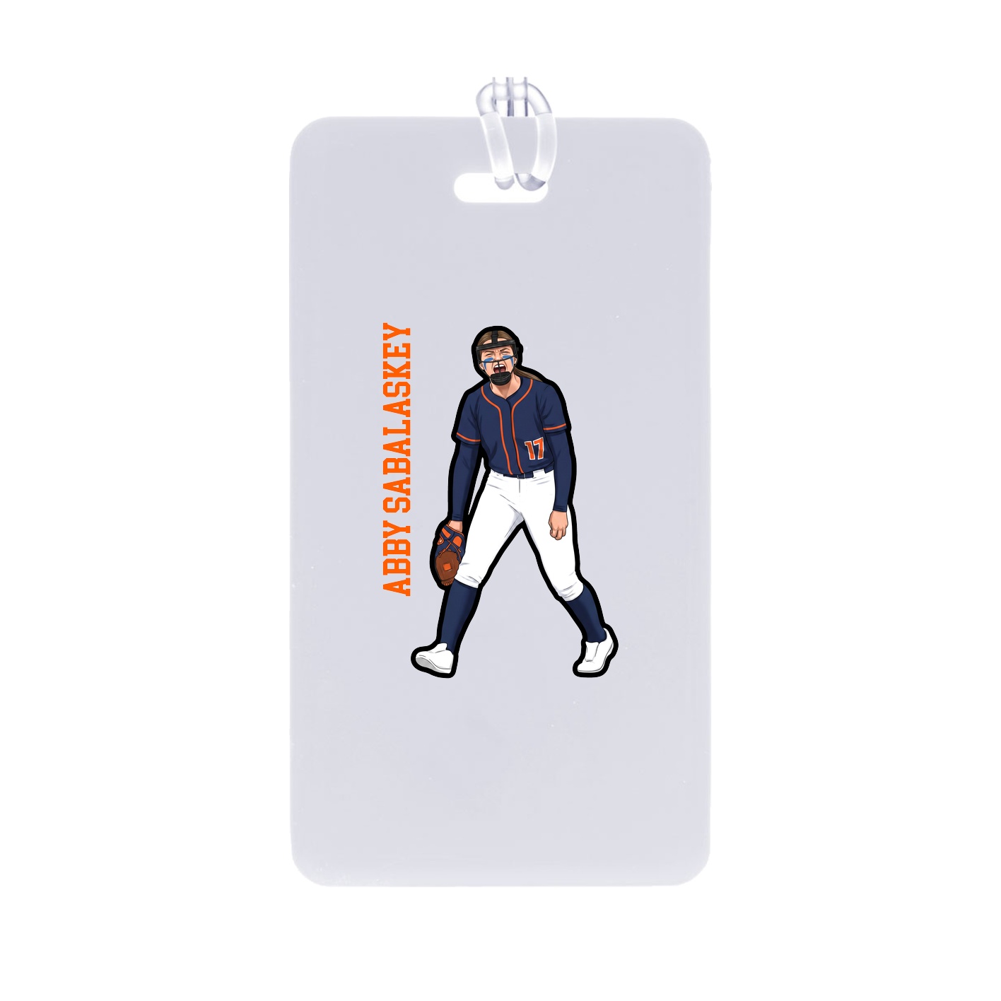 Bag Tag — Name Vertical in Classic