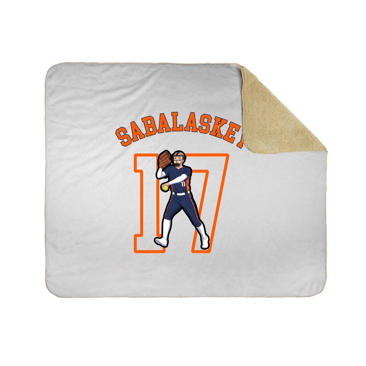 Throw Blanket — Shirsey Arch in White