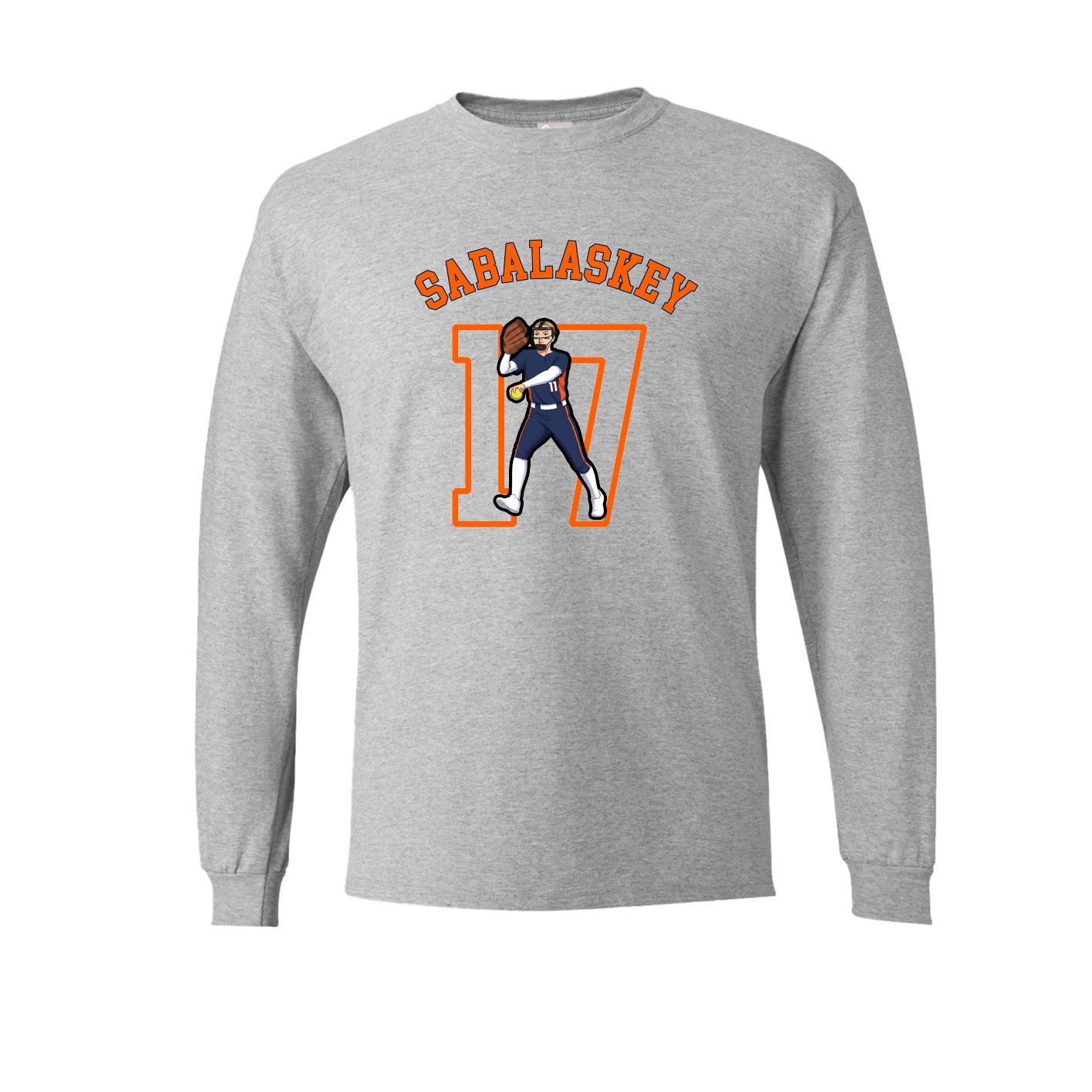 Long Sleeve Tee — Shirsey Arch in Grey