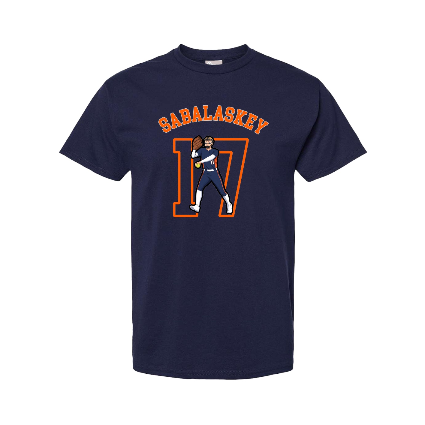 Youth Tee — Shirsey Arch in Navy