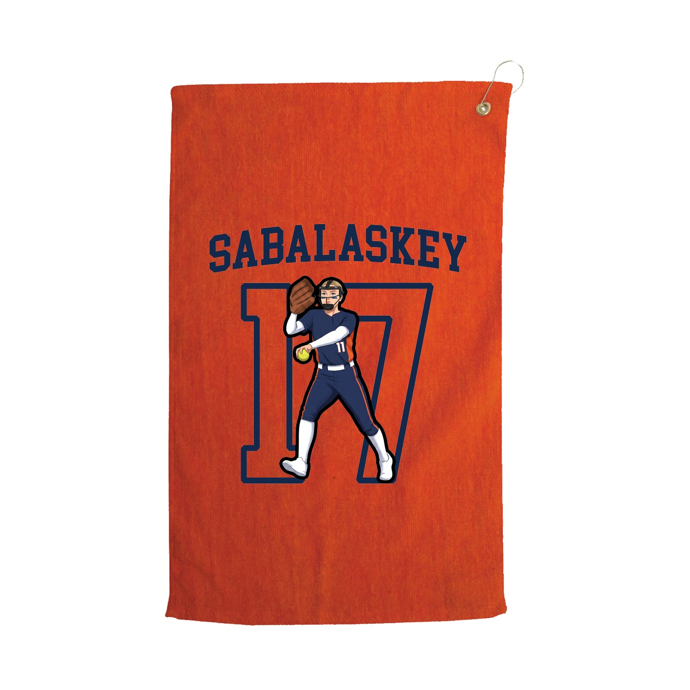 Golf Towel — Shirsey in Orange
