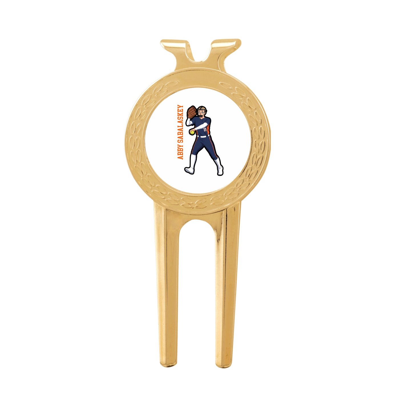 Divot Tool with Ball Marker — Name Vertical in Classic
