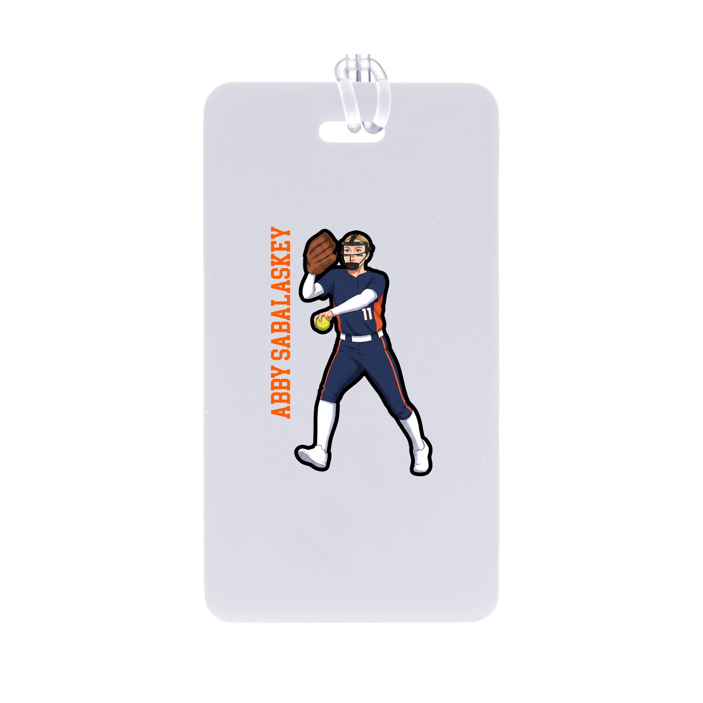 Bag Tag — Name Vertical in Classic